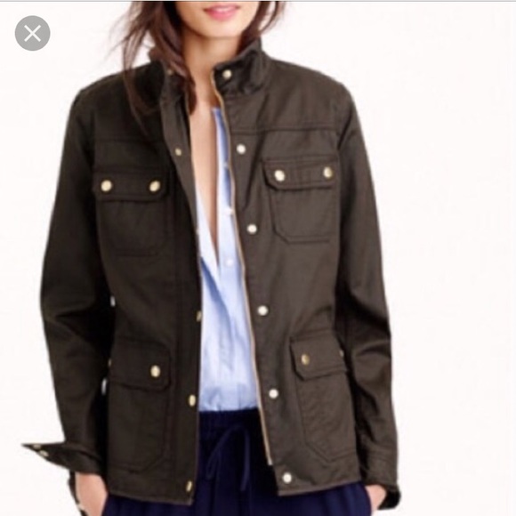 J Crew Relaxed Boyfriend Field Jacket 